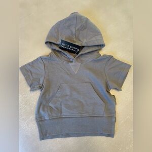 Little Bipsy Charcoal Kids Short Sleeve Hoodie